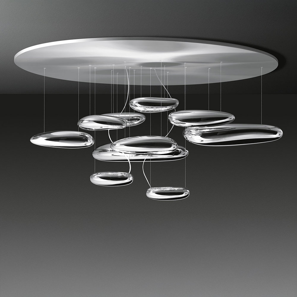 Artemide Mercury Deckenleuchte  bei lampenonline.de. Die Mercury Mini Soffitto LED erschafft mit ihren organisch geformten Reflektoren ein spannendes Licht- und Schattenspiel. 