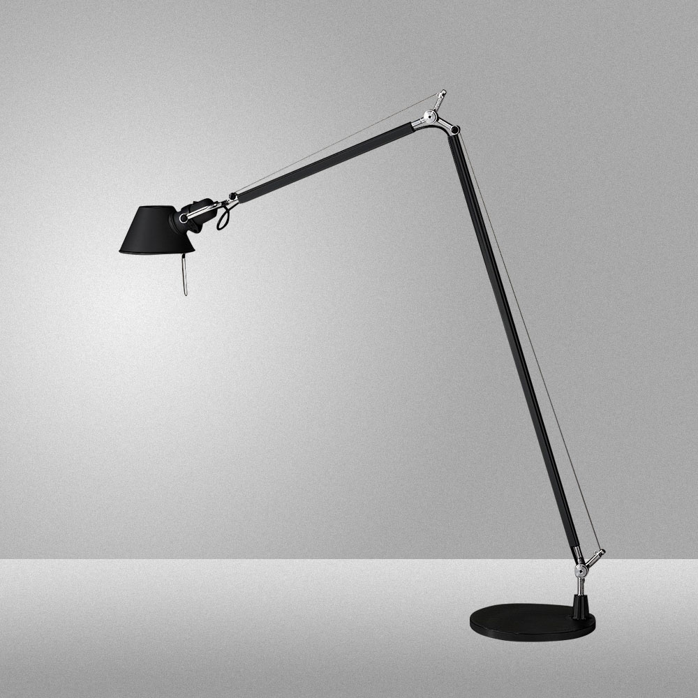 Artemide Tolomeo Lettura bei lampenonline.de - Die Tolomeo Lettura zeichnet sich durch das typische funktionale Design der Artemide Tolomeo Leuchte in der Bauform einer Steh- und Leseleuchte aus.