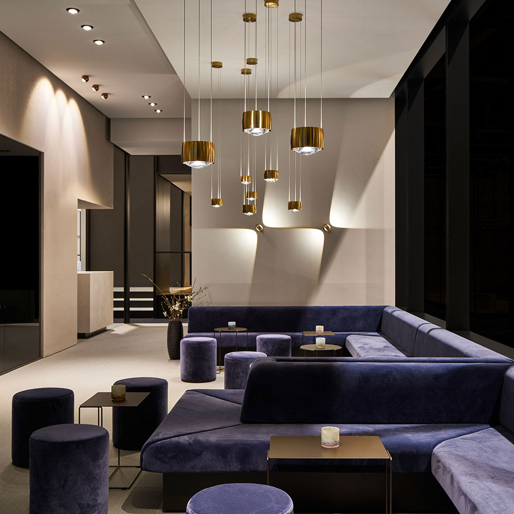 occhio sento pendelleuchten bei lampenonline.de - Die Sento Leuchten können mit einem Air Modul digital per App oder mittels Fernbedienung gesteuert werden. Mit Occhio air lassen sich zudem mehrere Leuchten gruppieren und synchron steuern