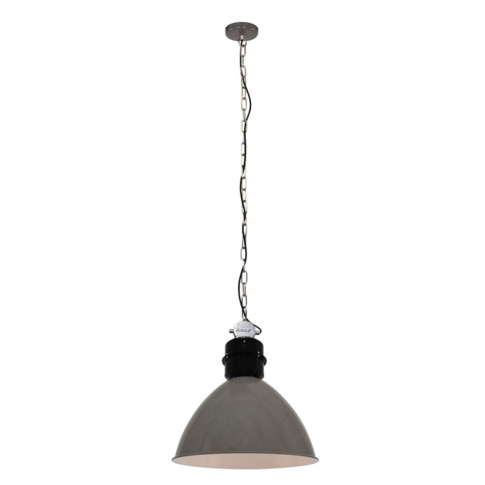 Steinhauer Grau Neuwertig] Pendelleuchte Frisk 7696Gr Deckenlampe Leuchte Lampe Licht E27 - Bild 3