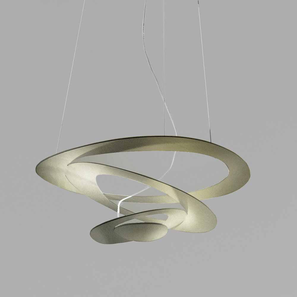 Artemide Pirce Sospensione LED, gold - 3.000 K - ø67 cm - 1-10 V - Bild 2