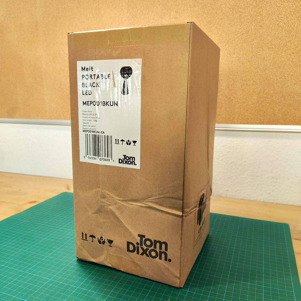Tom Dixon Schwarz Melt Portable Led-Akkuleuchte +++ Rückläufer +++