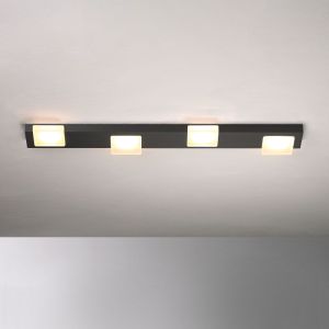 Bopp Leuchten Lamina LED-Deckenleuchte 4-flammig-Schwarz-mit LED (2700K) bei lampenonline.de