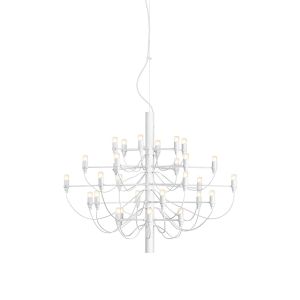 FLOS 2097/30 Kronleuchter Weiß matt-Leuchtmittel Birne matt +++ Musterleuchte +++ bei lampenonline.de