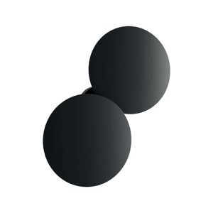 Lodes Puzzle Double Round LED-Wand- und Deckenleuchte Schwarz matt +++ Rückläufer +++ bei lampenonline.de