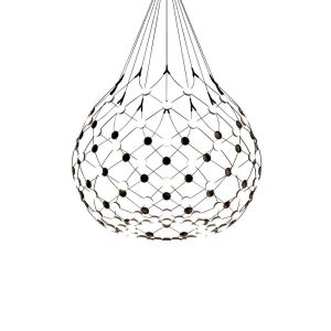 Luceplan Mesh Wireless D86KW LED-Pendelleuchte Ø 80 cm bei lampenonline.de