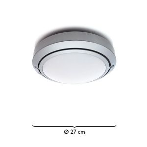 Luceplan Metropoli Outdoor LED-Wand- und Deckenleuchte Ø 27cm bei lampenonline.de