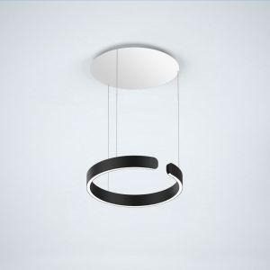 Occhio Mito sospeso 40 up LED-Pendelleuchte Schwarz matt/Weiß matt-variabel-Wide-Occhio air-mit LED (2700K - 4000K) +++ Rückläufer +++ bei lampenonline.de