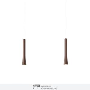 Oligo Rio LED-Pendelleuchte 2-flammig mit unsichtbarer Höhenverstellung bei lampenonline.de
