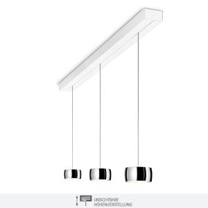 Oligo Grace LED-Pendelleuchte 3-flammig mit unsichtbarer Höhenverstellung bei lampenonline.de