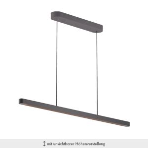 GRAU Team Suspension LED-Pendelleuchte mit unsichtbarer Höhenverstellung bei lampenonline.de