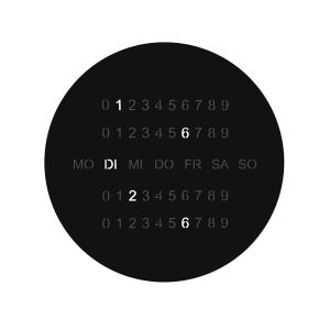 Escale Blade O'Clock LED-Wandleuchte mit Uhr bei lampenonline.de