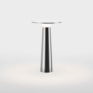 IP44 Lix LED-Tischleuchte mit Akku Dark Chrome +++ Musterleuchte +++ bei lampenonline.de