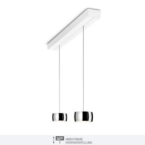 Oligo Grace LED-Pendelleuchte 2-flammig mit unsichtbarer Höhenverstellung bei lampenonline.de