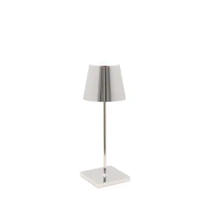 Zafferano Poldina Pro Mini LED-Akkuleuchte Chrom glänzend +++ Rückläufer +++ bei lampenonline.de