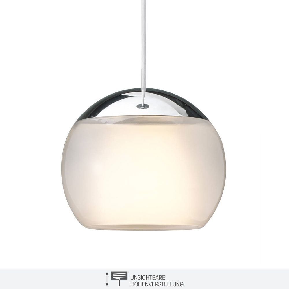 Pendelleuchte Im Klassischen Messing-Look – 1-flammig Mit 18 Cm Glasschirm Für E27 Birnen