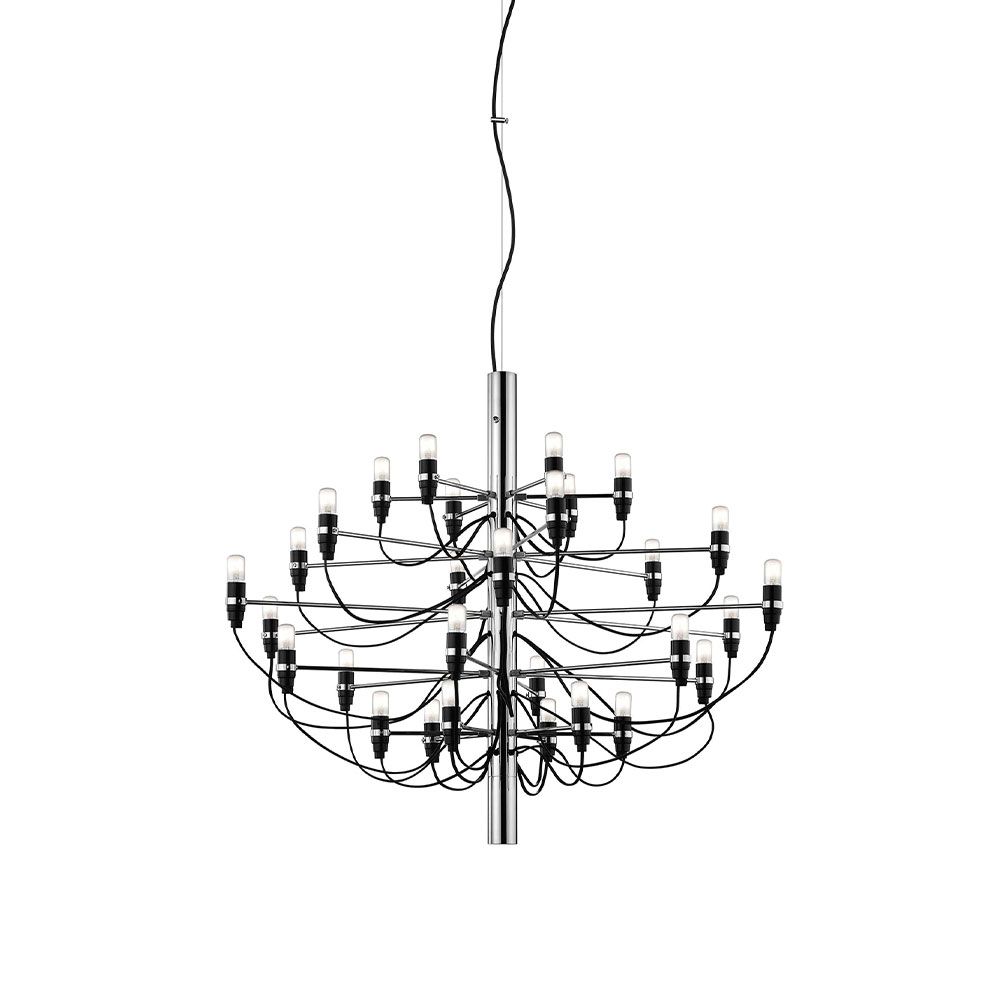 Flos 2097/30 Kronleuchter-Chrom-Leuchtmittel Birne Matt