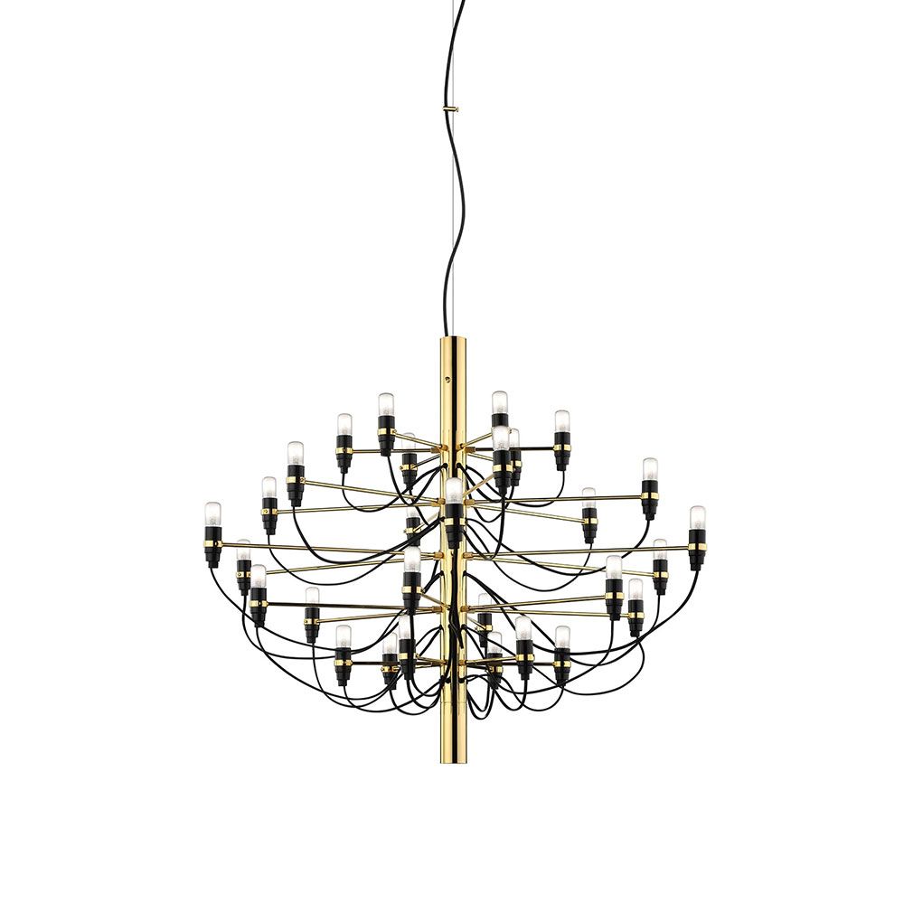 Flos 2097/30 Kronleuchter-Messing-Leuchtmittel Birne Matt