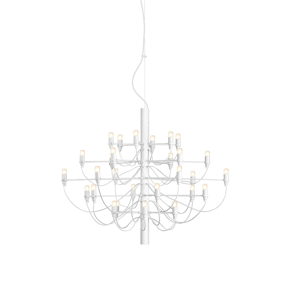 Flos 2097/30 Kronleuchter-Weiß Matt-Leuchtmittel Birne Matt