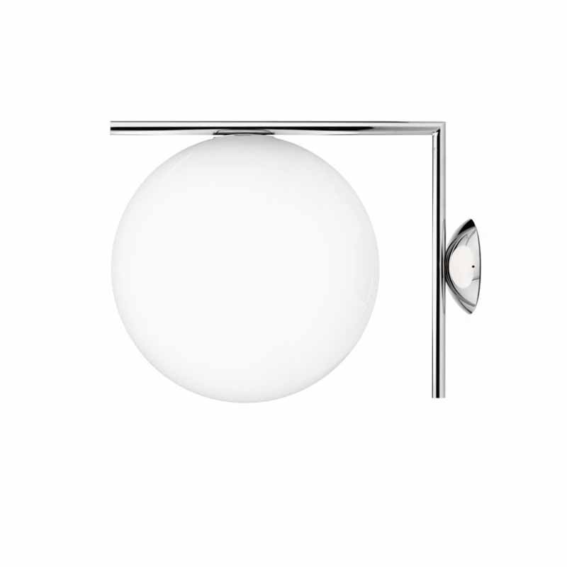 Flos Ic C/W 2 Wand- Und Deckenleuchte Chrom