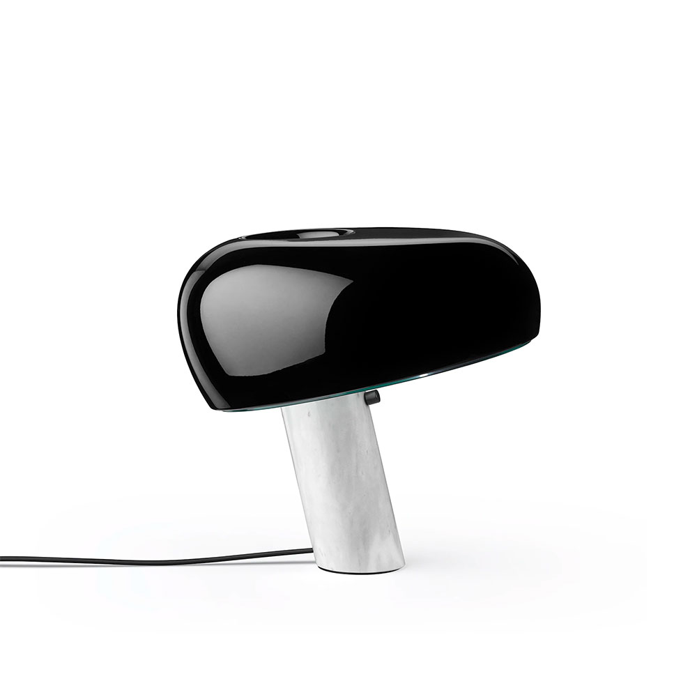 Flos Snoopy Tischleuchte schwarz, Fuß: Marmor - Bild 4