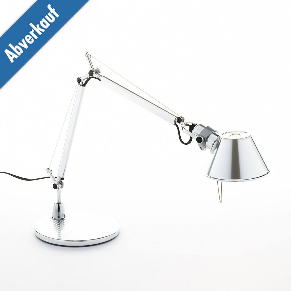 Artemide Tischleuchte Tolomeo Micro Tavolo Mit Fuß Aluminium Poliert