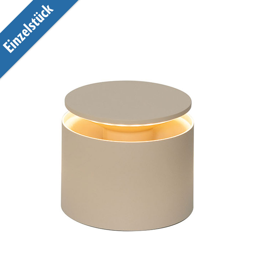 Zafferano Licht Led-Akkuleuchte Push-Up Pro Sand
