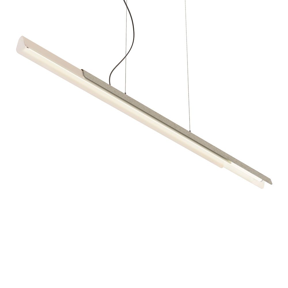 Kdln Dala Linear Led-Pendelleuchte-Sand/Betonoptik-Mit Led (2700K)