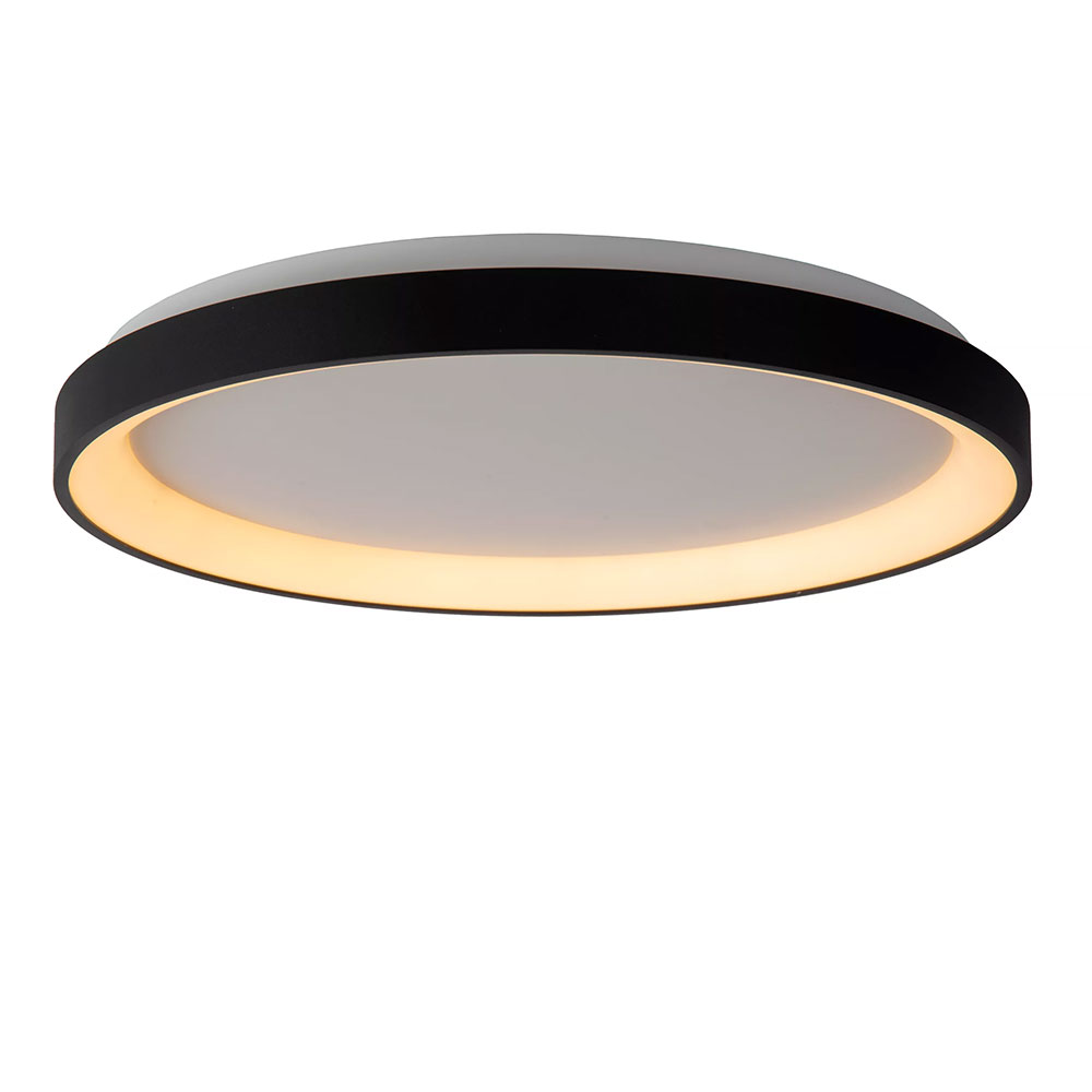 Lucide Schwarz, Opal Vidal - Deckenleuchte - Ø 48 Cm - Led Dim. - 1X38w 2700K - Schwarz - Bild 3