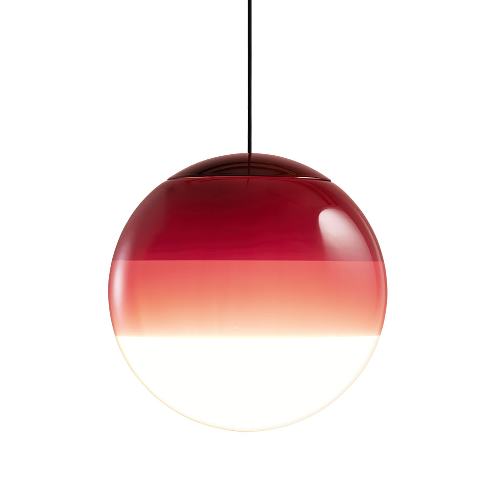 Marset Licht Dipping Light 40 Led-Pendelleuchte-Bordeauxrot-Mit Led (2700K)