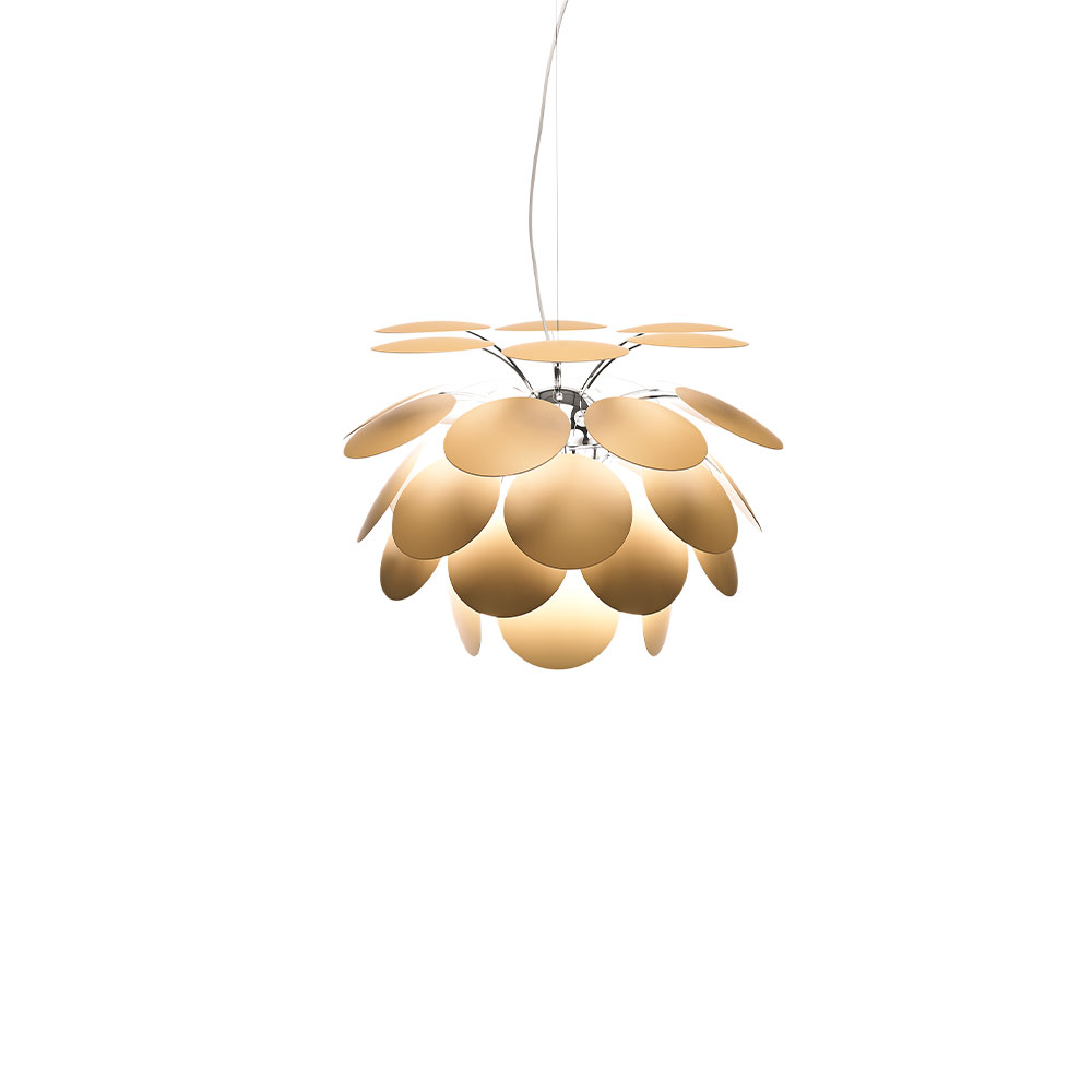 Marset Beige Discocó 68 Pendelleuchte- Matt