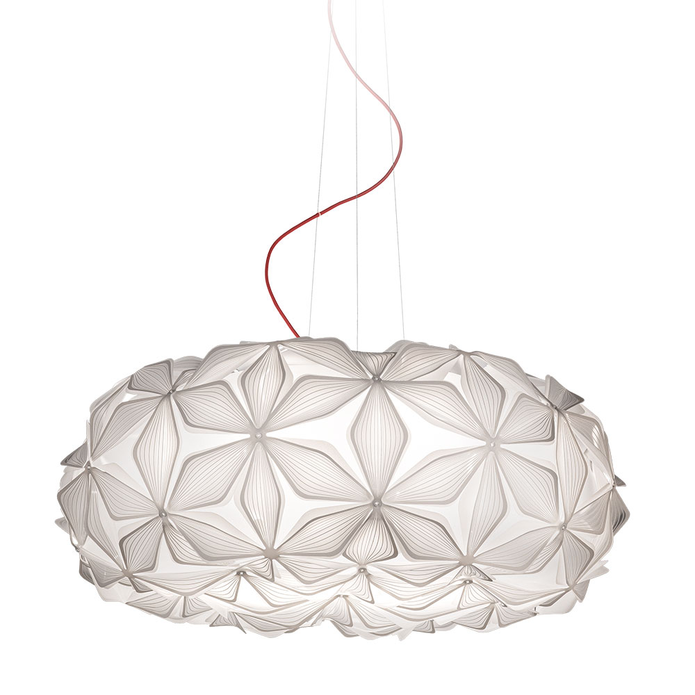 Slamp C’est La Vie Suspension Large weiß, Kabel: rot - Bild 2