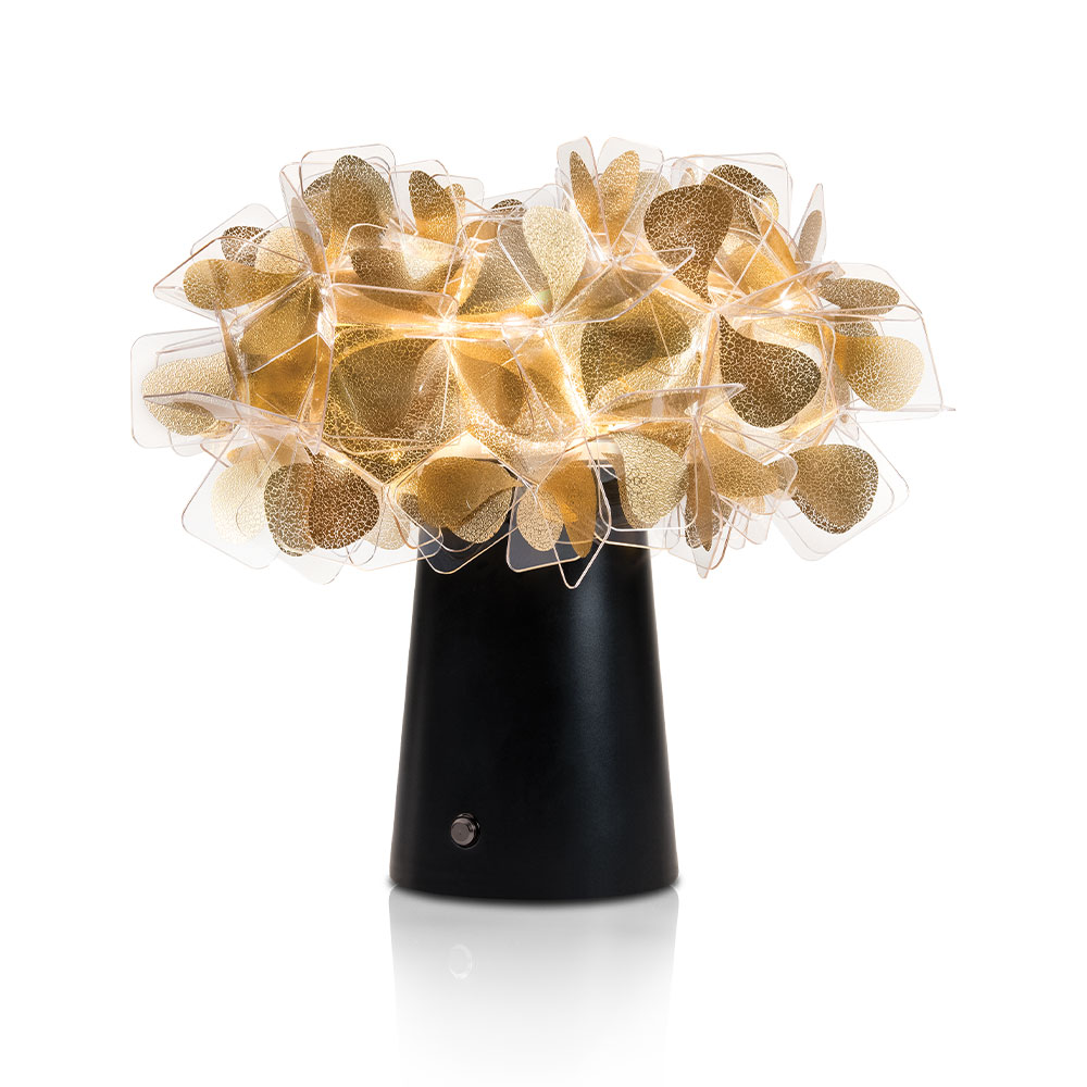 Slamp Gold/Schwarz Clizia Led-Tischleuchte Mit Akku-Mama Non Mama -Mit Led (2700K)