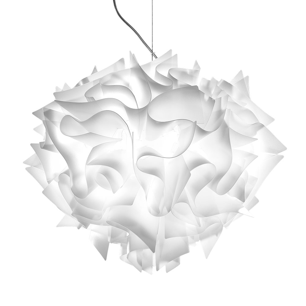 Slamp Veli Suspension Large Pendelleuchte-Weiß-Transparent