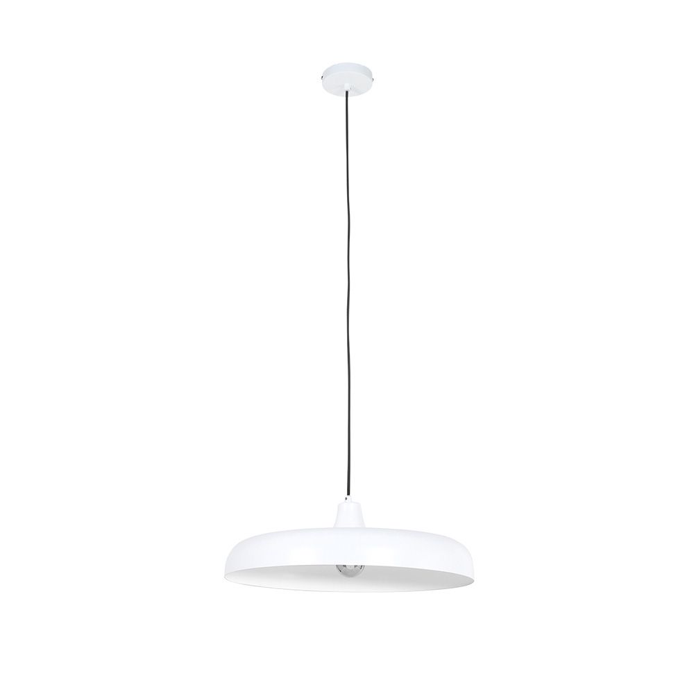 Steinhauer Weiß Hängeleuchte - Krisip - Kunststoff Metall - Ø 50Cm - E27 - Bild 3