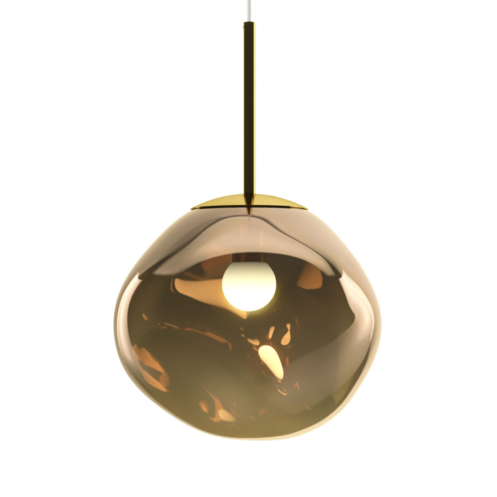 Tom Dixon Bronze Melt Mini E14 Pendelleuchte Mit Fassung