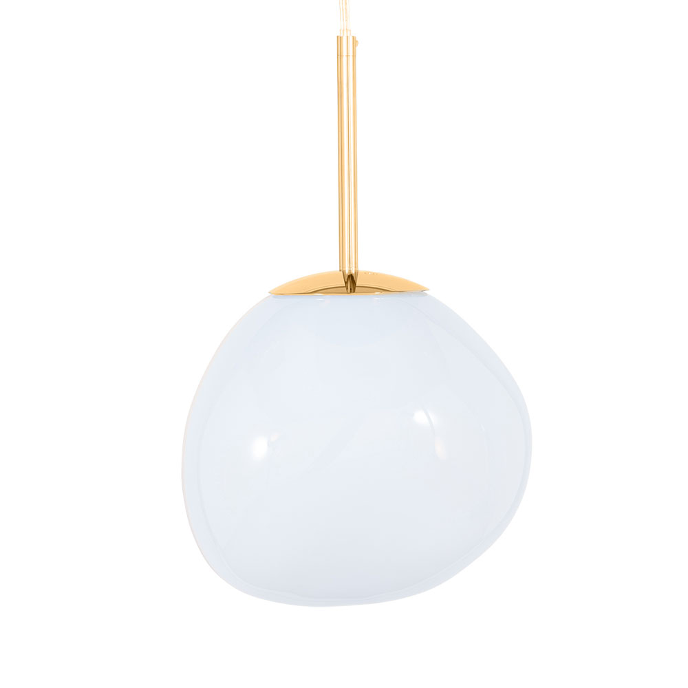 Tom Dixon Gold Melt Mini E14 Pendelleuchte Mit Fassung-Opal