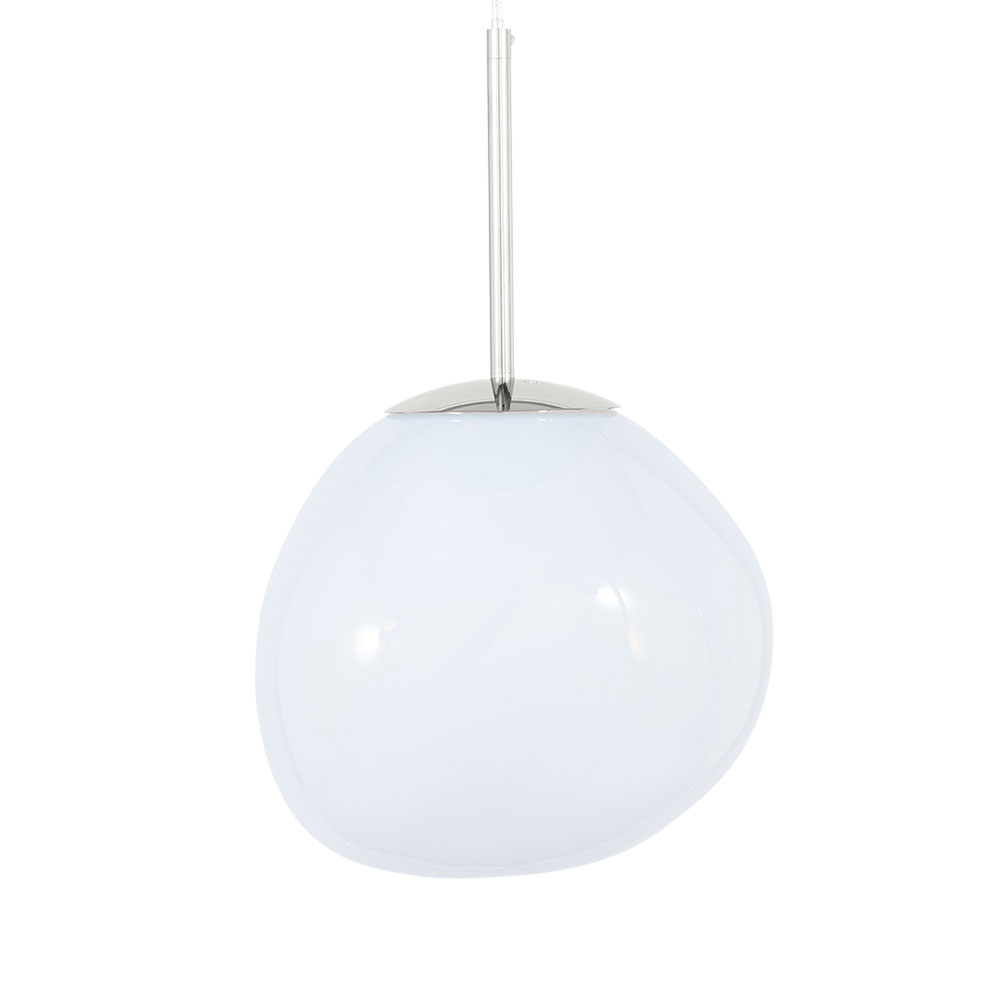 Tom Dixon Silber Melt Mini E14 Pendelleuchte Mit Fassung-Opal