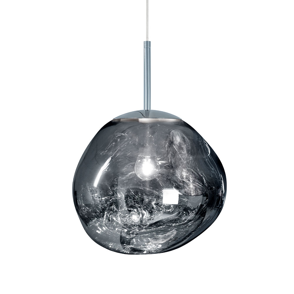Tom Dixon Silber Melt Mini E14 Pendelleuchte Mit Fassung