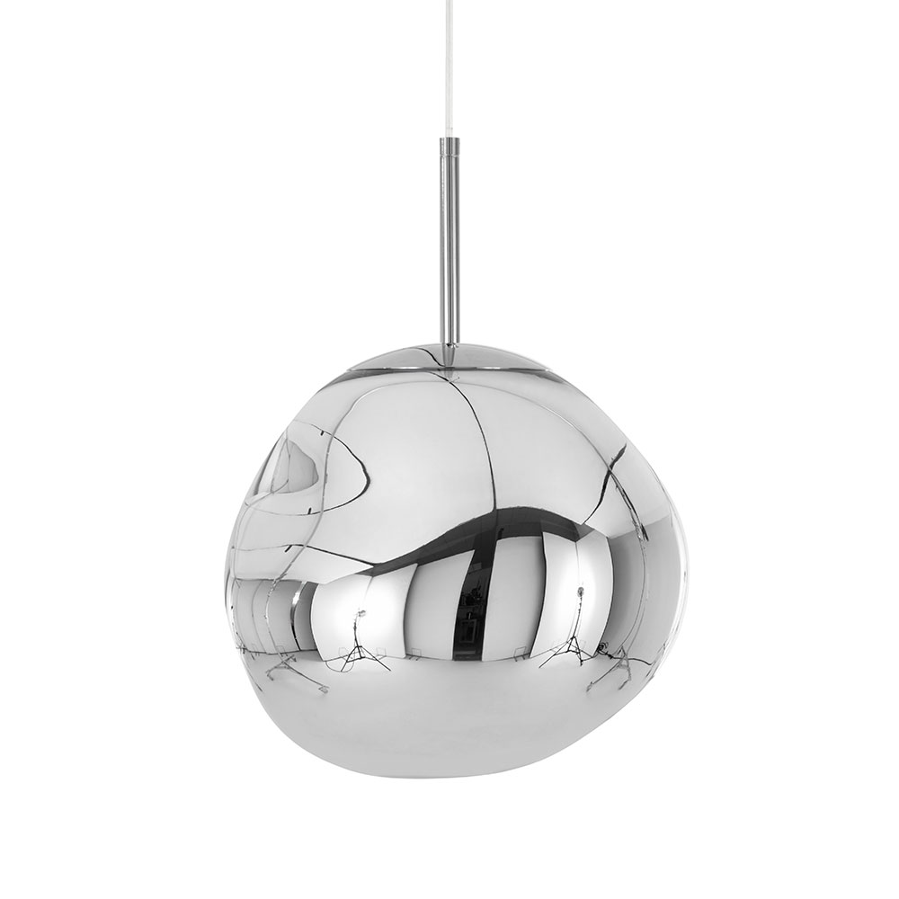 Tom Dixon Silber - Pendelleuchte Melt - Polykarbonat - Designer - Bild 3
