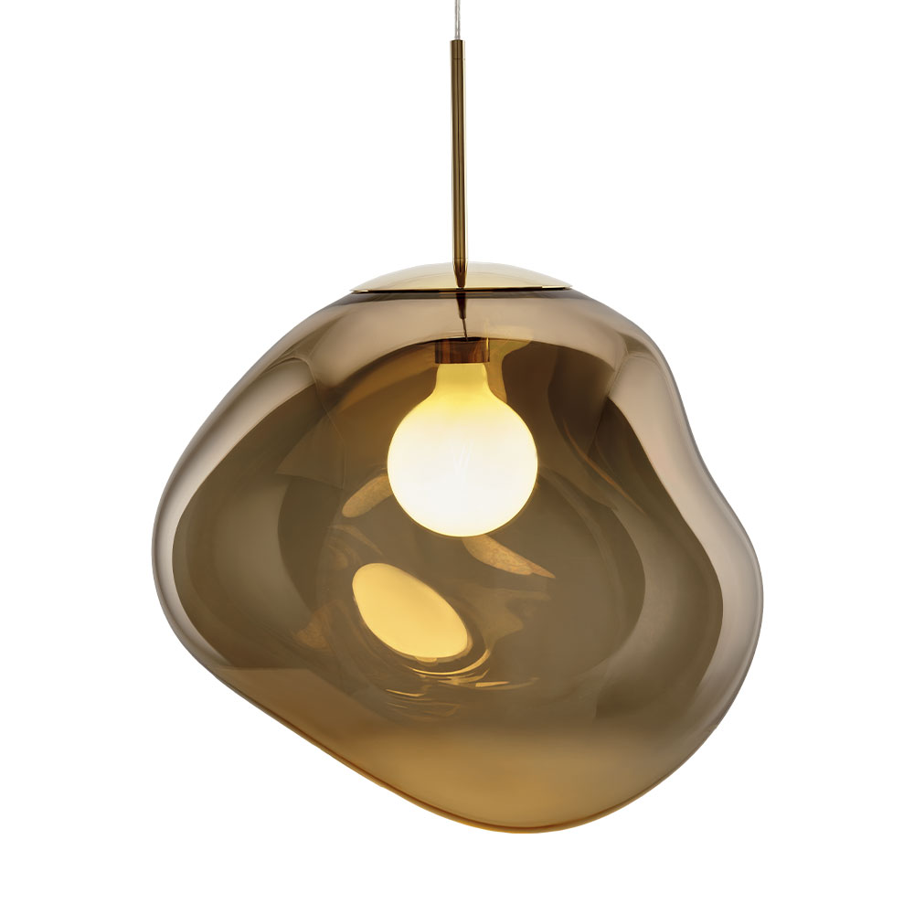 Tom Dixon Bronze Melt E27 Pendelleuchte Mit Fassung