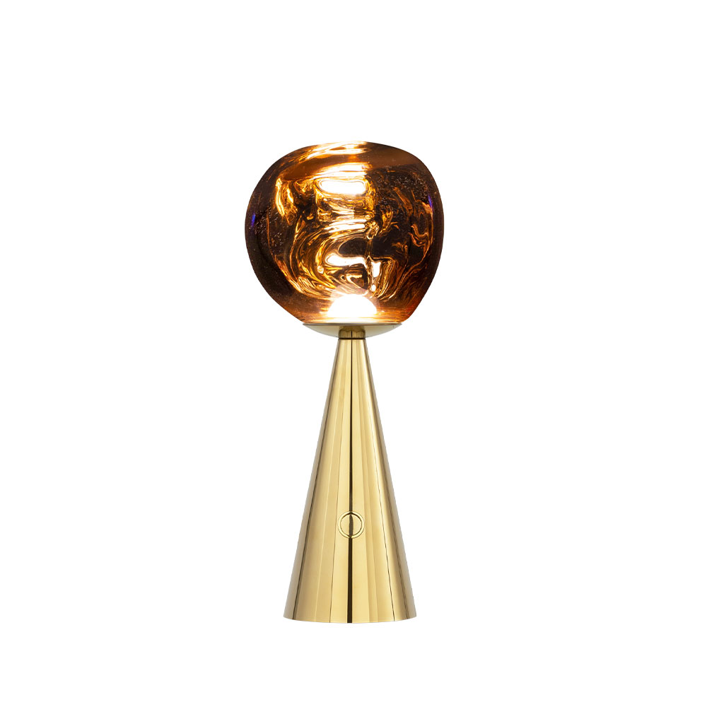 Tom Dixon Melt Portable LED Akkuleuchte Gold - Bild 3