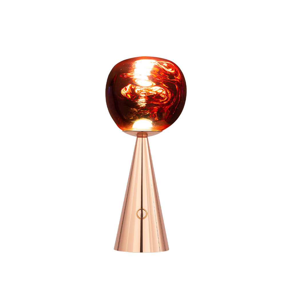Tom Dixon Licht Melt Portable Led-Akkuleuchte-Kupfer-Mit Led (3000K)