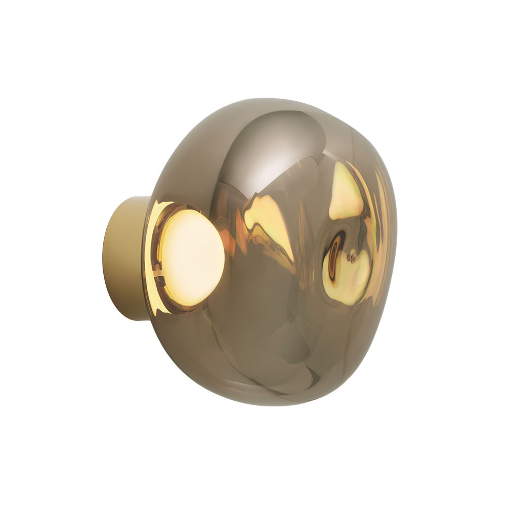 Tom Dixon Bronze Melt Surface Mini Led-Wand- Und Deckenleuchte-Mit Led (3000K)