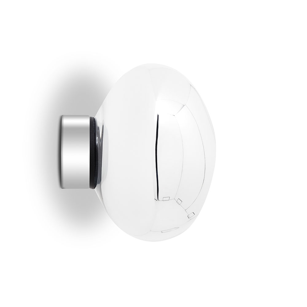 Tom Dixon Silber Melt Surface Mini Led-Wand- Und Deckenleuchte-Mit Led (3000K)