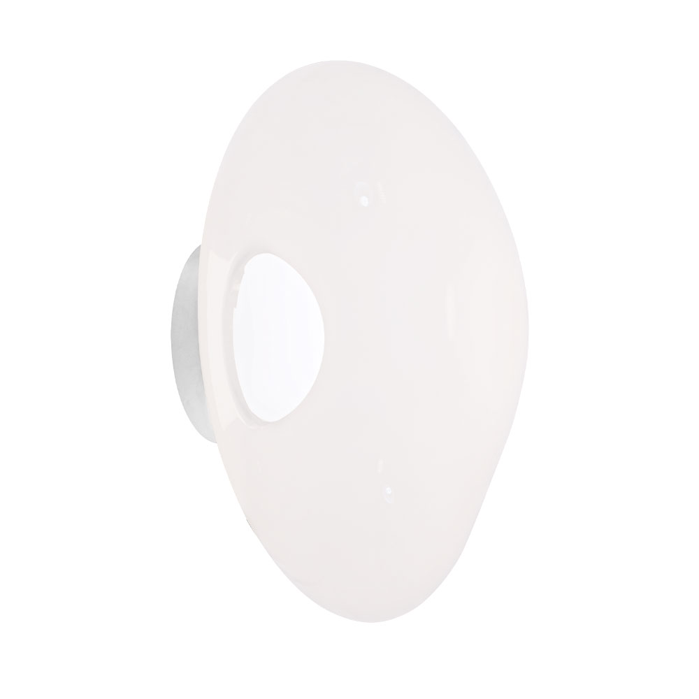 Tom Dixon Melt Medium Surface Light LED Wandleuchte opal / Silber - Bild 3
