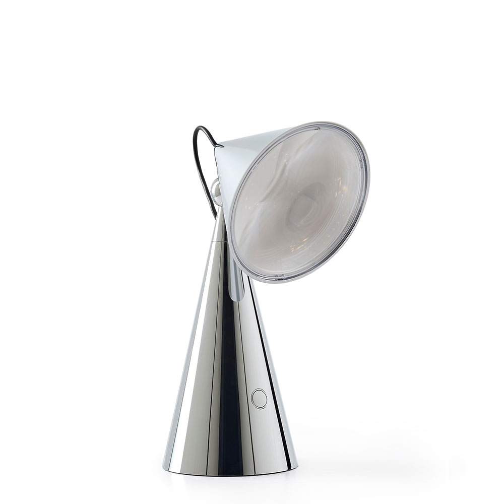 Tom Dixon Silbern Pose Portable Silver Led Un - Bild 3