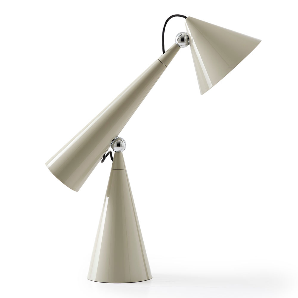 Tom Dixon Licht Pose Task Light Led-Tischleuchte-Kittgrau-Mit Led (2700K) - Bild 1