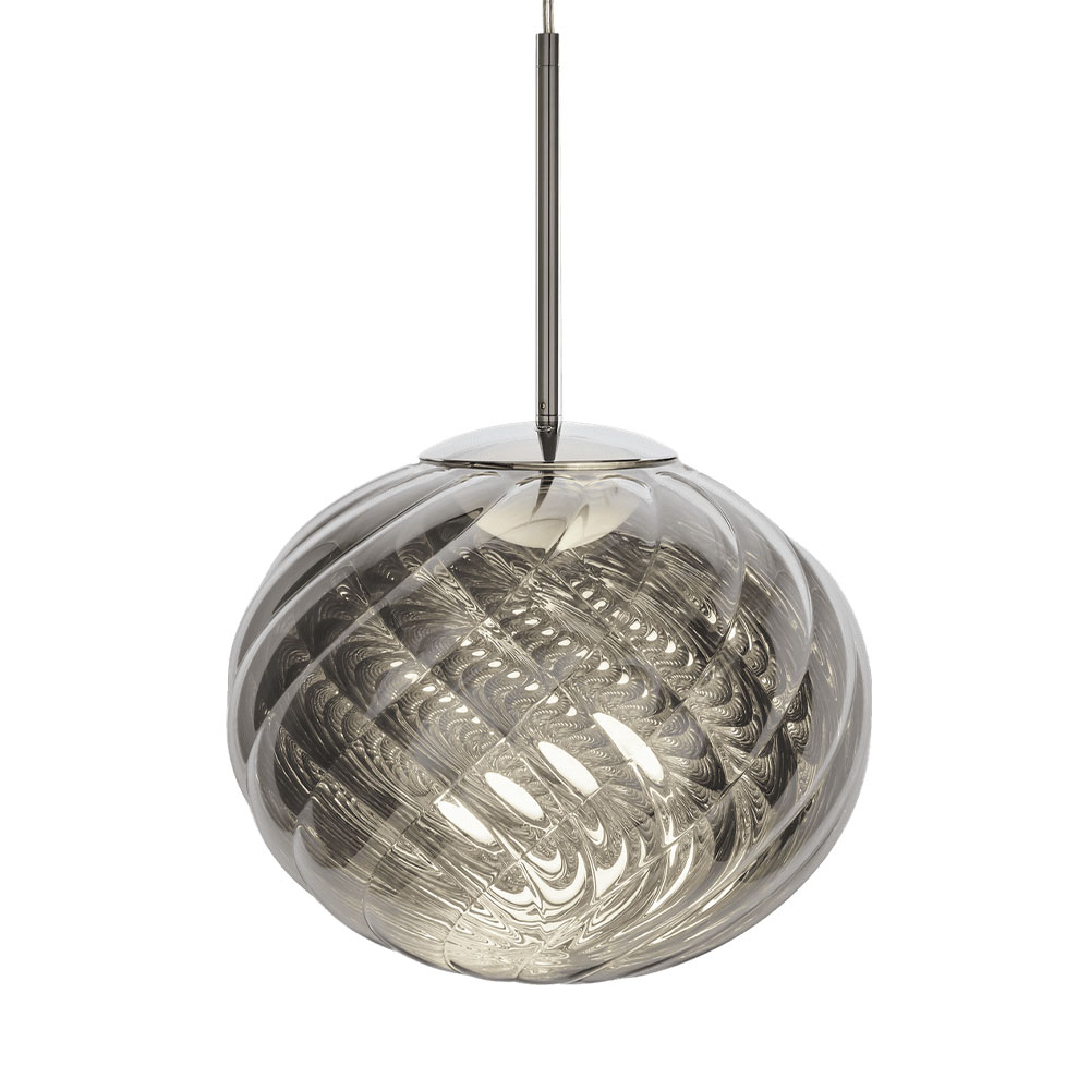 Tom Dixon Silber Whirl Medium Led-Pendelleuchte-Mit Led (3000K)