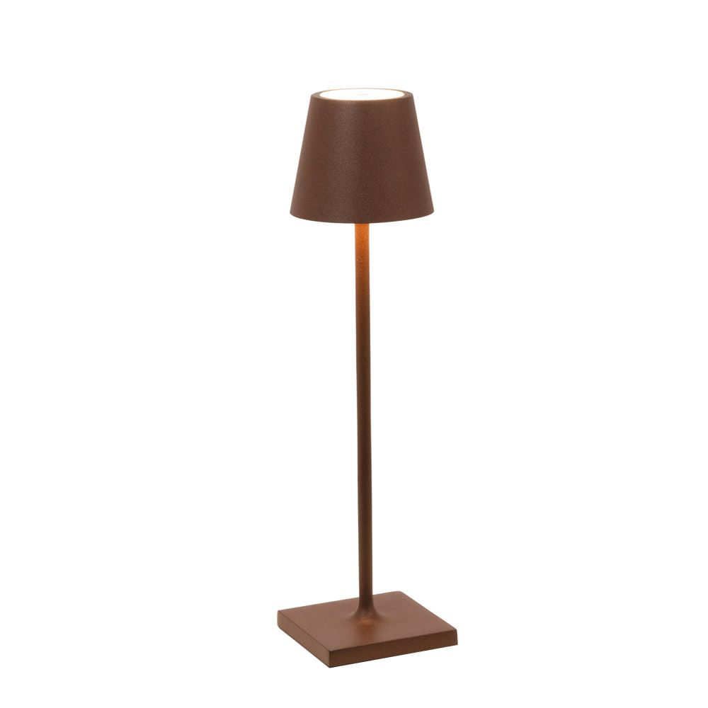 Zafferano Akku Tischleuchte Poldina Pro 275 mm Corten - Bild 4
